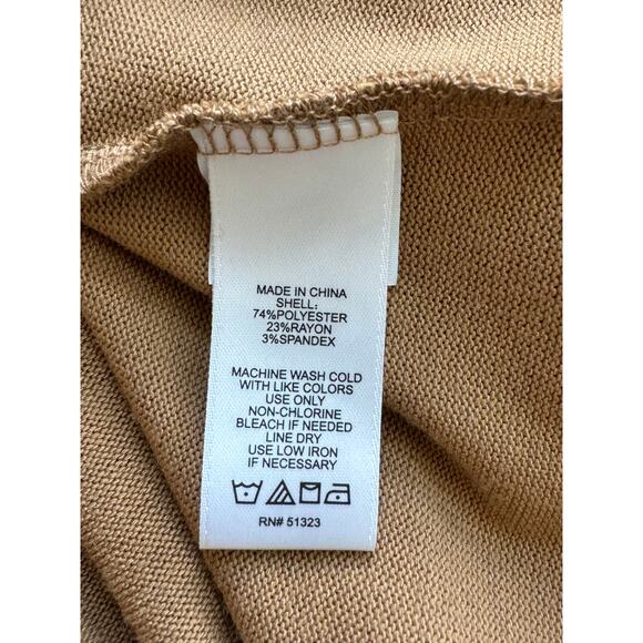 New ~ 1.STATE ~ Wild Oak Cross Front Knit Top Size S - Picture 5 of 6